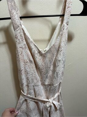 LOFT snakeskin summer jumpsuit